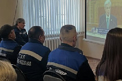 Сотрудники "Oskemen Vodokanal" MCC послушали послание президента Республики Казахстан на 2026 год.