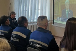 Сотрудники "Oskemen Vodokanal" MCC послушали послание президента Республики Казахстан на 2026 год.